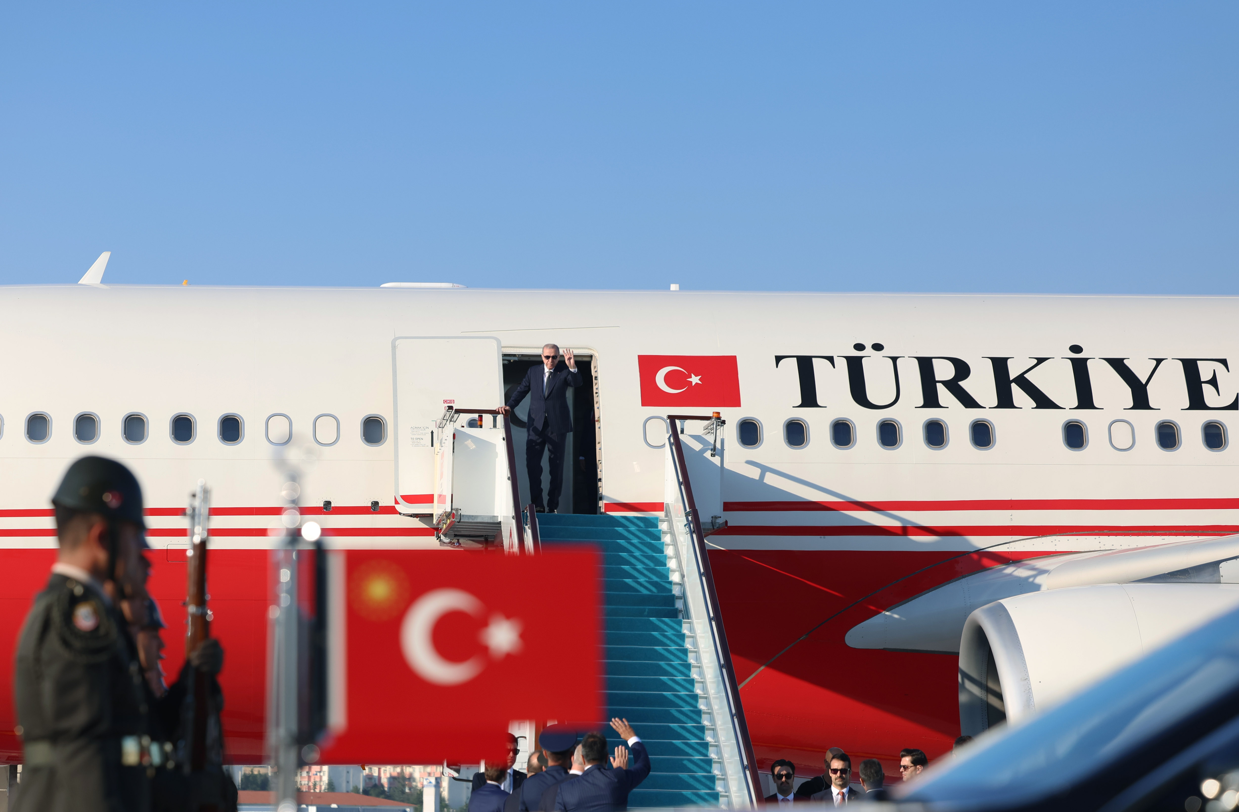 Cumhurbaşkanı Erdoğan Suudi Arabistan'a gitti