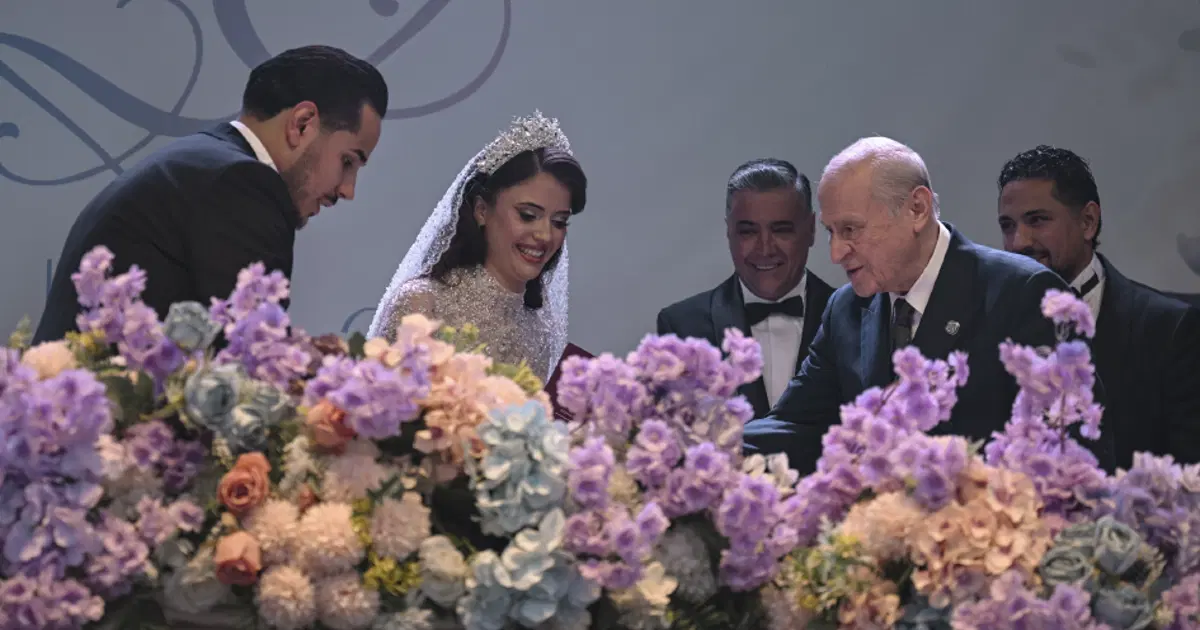 MHP Genel Başkanı Bahçeli nikah şahidi oldu