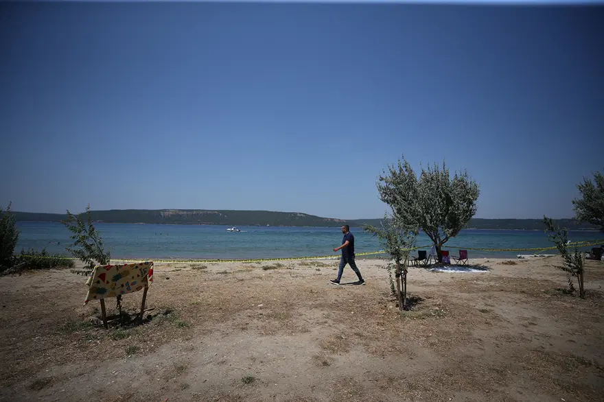 Çanakkale'de plajda mühimmat alarmı 