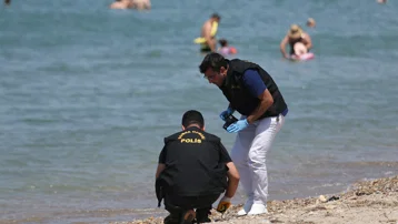 Çanakkale'de plajda mühimmat alarmı