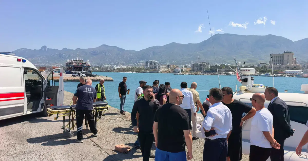 Kıbrıs'ta feribot faciası. Olay yerinden görüntüler