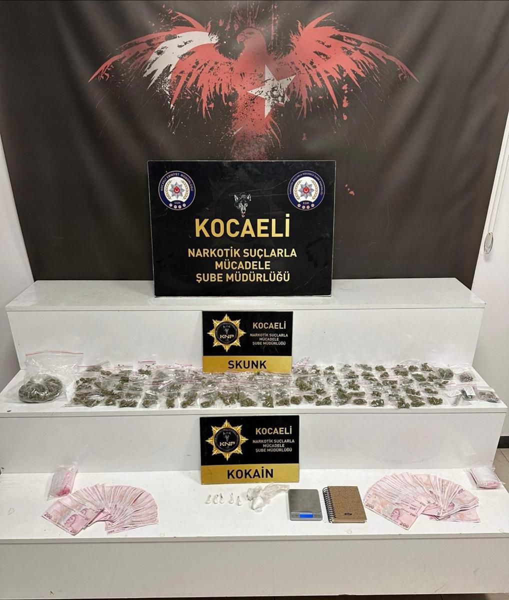 Kocaeli'de uyuşturucu operasyonu. 5 şüpheli tutuklandı