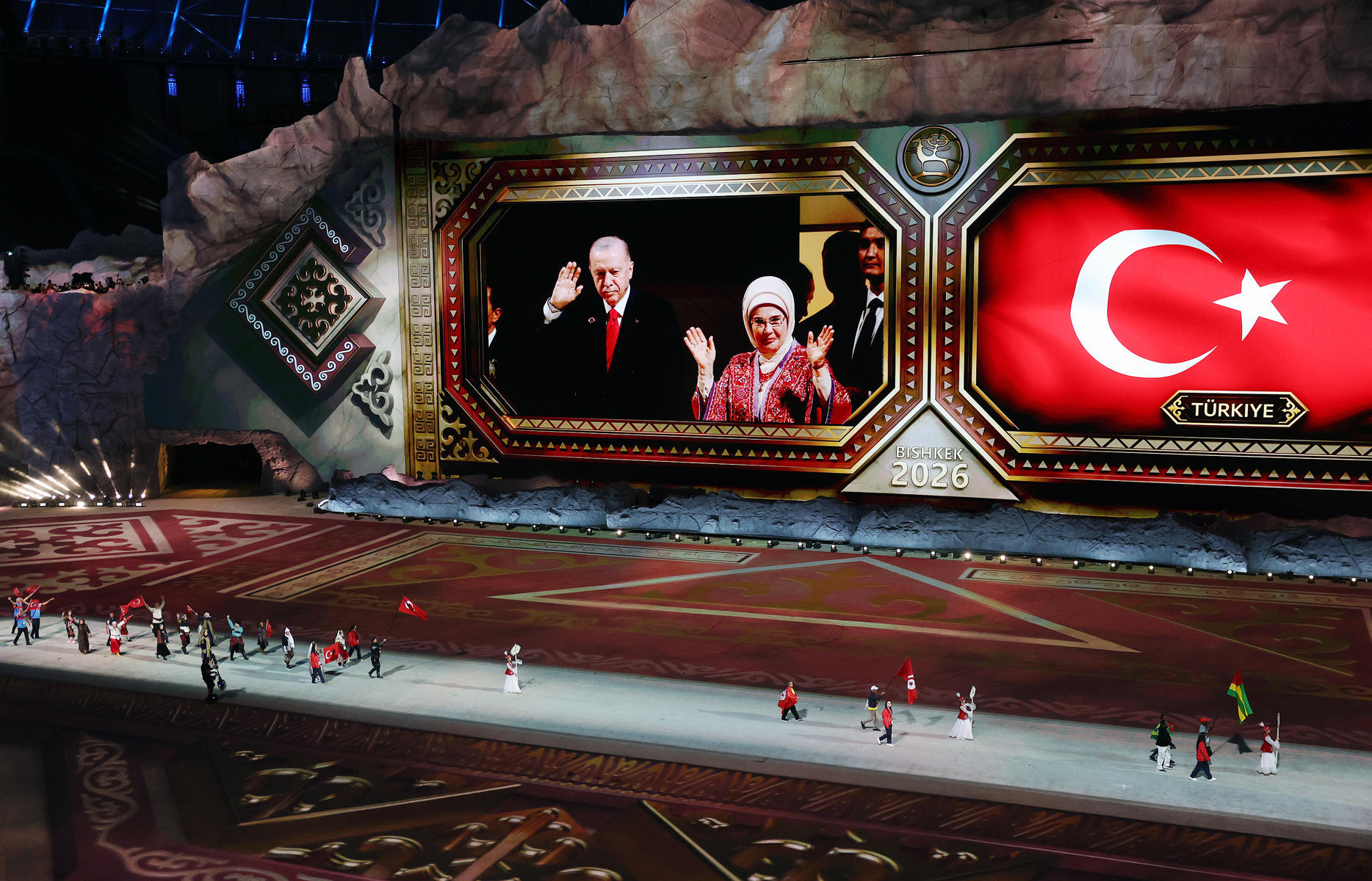 Cumhurbaşkanı Erdoğan, Dünya Göçebe Oyunları açılış törenine katıldı