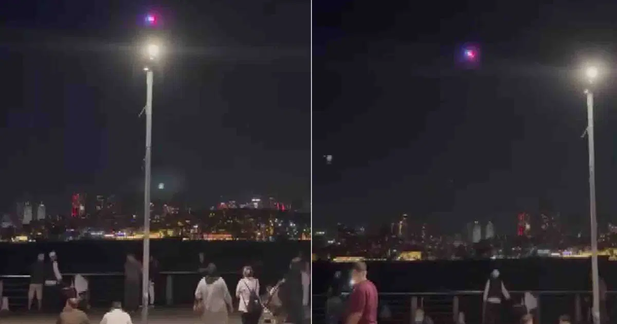 Üsküdar'da sahilde oturanlara polis dronu şoku. "Derhal uzaklaşın"