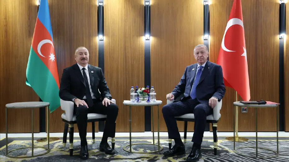 Cumhurbaşkanı Erdoğan, Azerbaycan Cumhurbaşkanı Aliyev ile görüştü