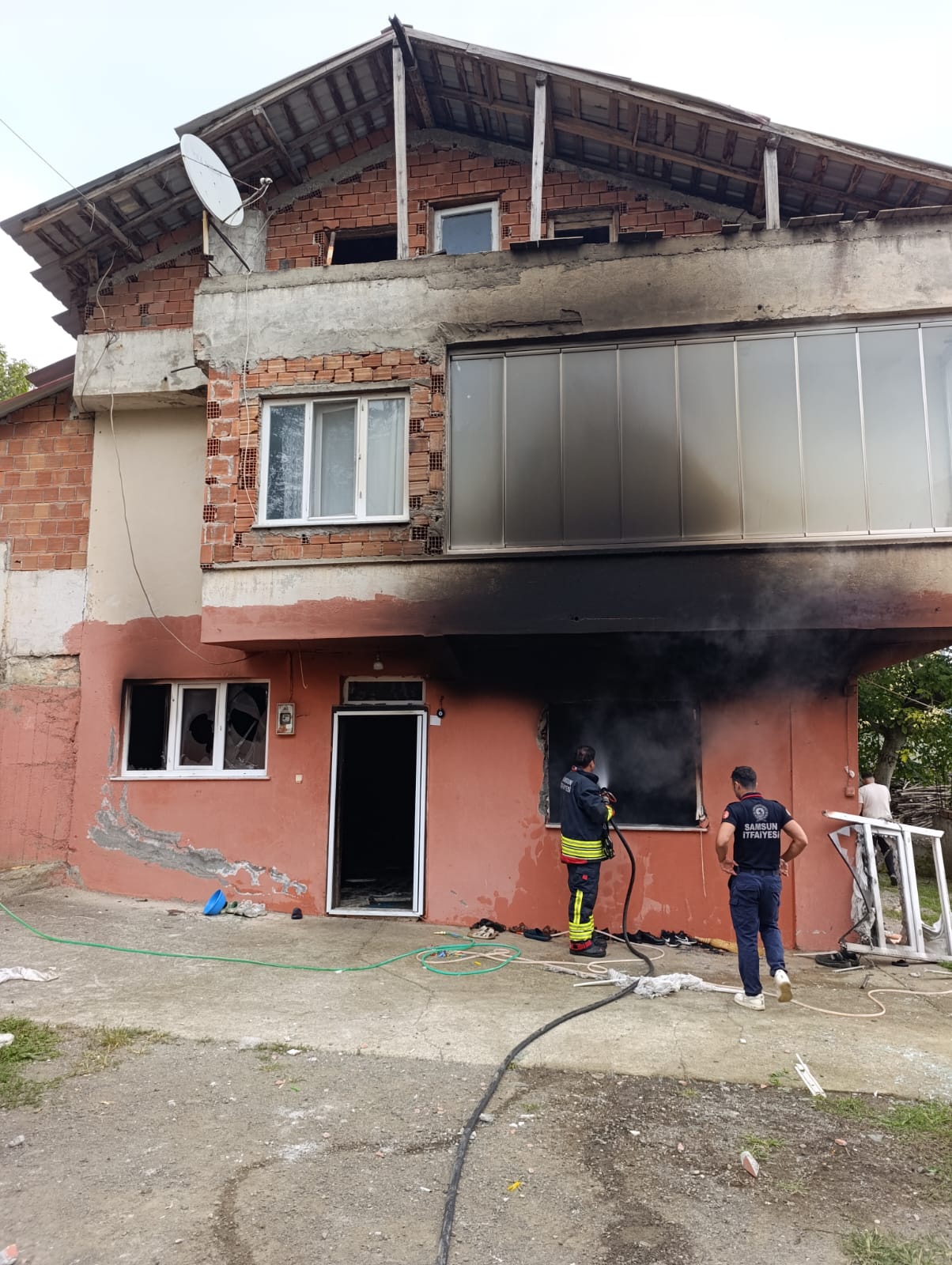 Samsun'da evde çıkan yangında 1 kişi hayatını kaybetti