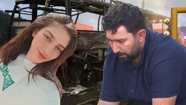 Yanan otobüsten herkesi kurtardı, kızı hayatını kaybetti