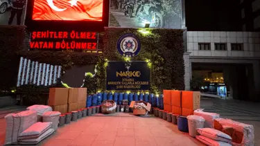 İstanbul'da uyuşturucu ağına darbe. Tonlarca ele geçirildi