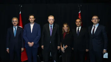 Cumhurbaşkanı Erdoğan, SpaceX üst düzey yöneticilerini kabul etti
