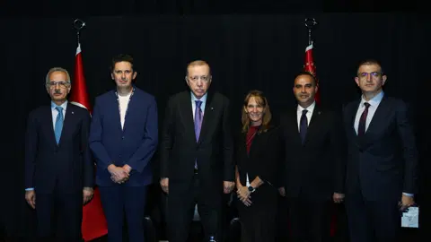 Cumhurbaşkanı Erdoğan, SpaceX üst düzey yöneticilerini kabul etti