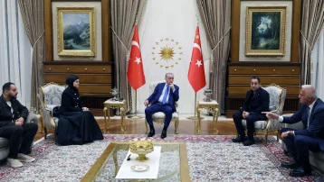 Cumhurbaşkanı Erdoğan, Filistinli Hind Rajab'ın ailesini kabul etti