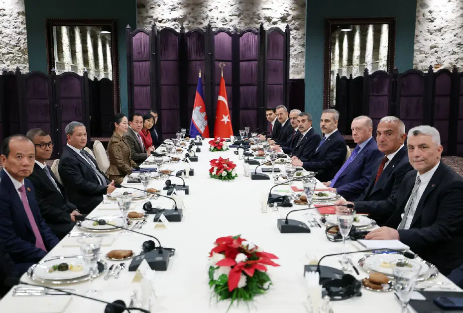 Cumhurbaşkanı Erdoğan, Kamboçya Başbakanı Manet'i kabul etti