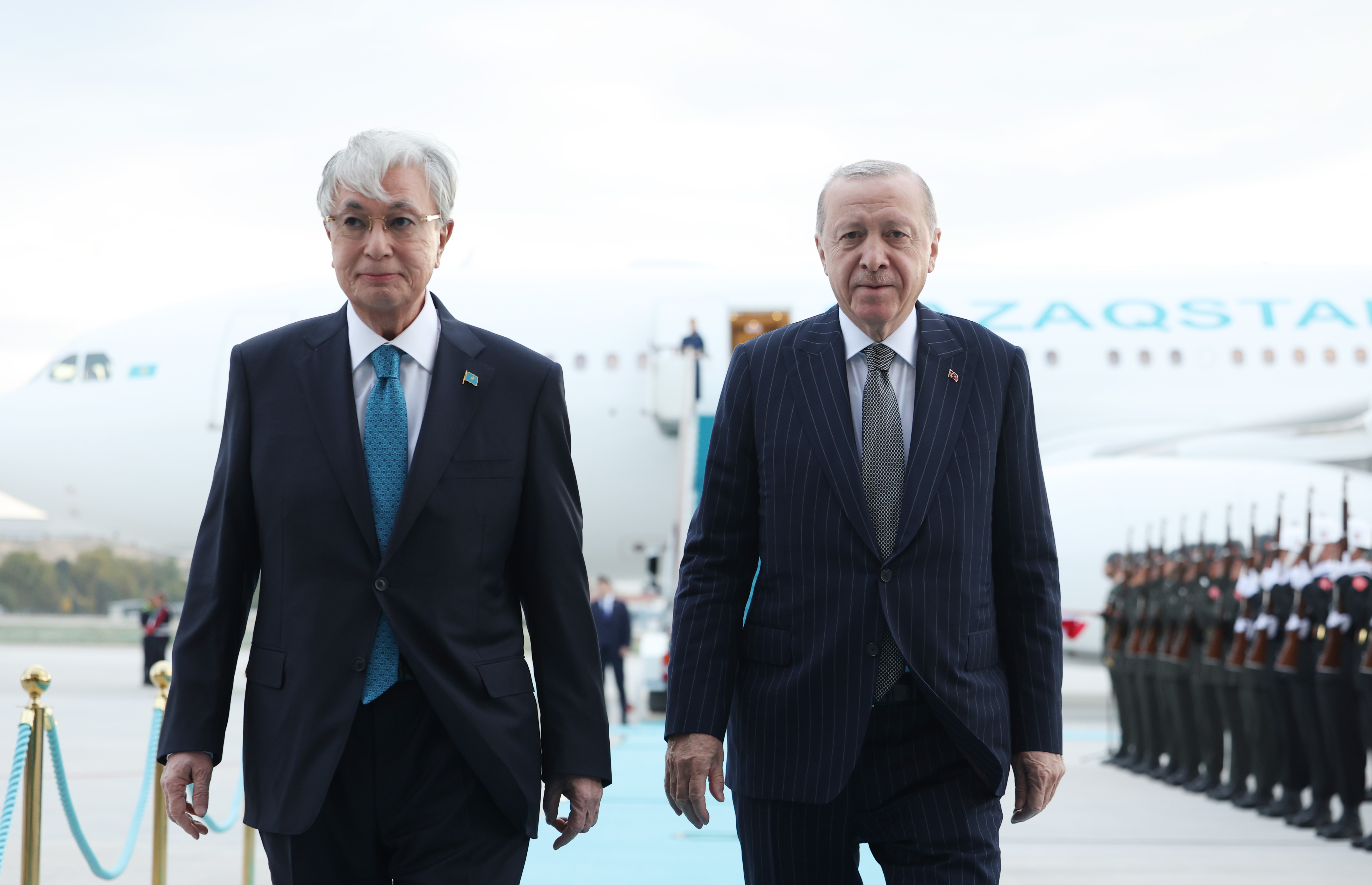 Kazakistan Cumhurbaşkanı Tokayev Ankara'ya Resmi Ziyarette