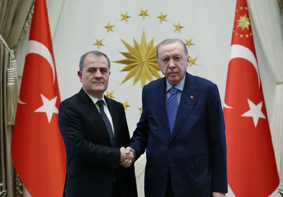 Cumhurbaşkanı Erdoğan, Azerbaycan Dışişleri Bakanı Bayramov'u kabul etti