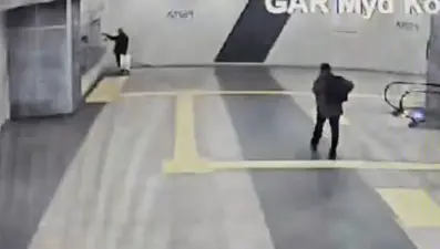 Gar İstasyonu'nda yangın alarmı paniği