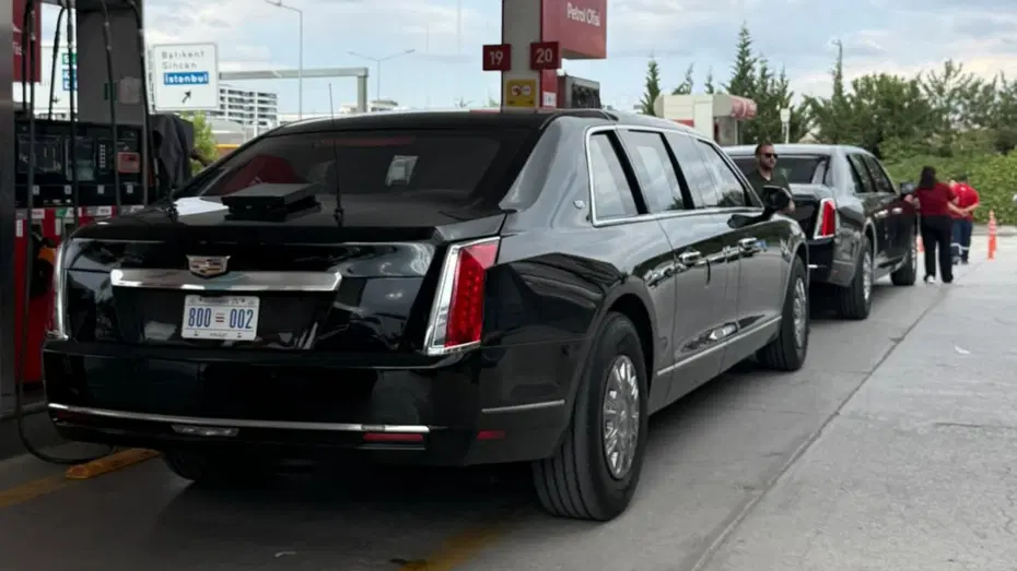 Trump’ın 1,5 milyon dolarlık ''canavar'' aracı depoyu Ankara'da doldurdu. 