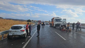 Adıyaman'da zincirleme kaza. 7 yaralı