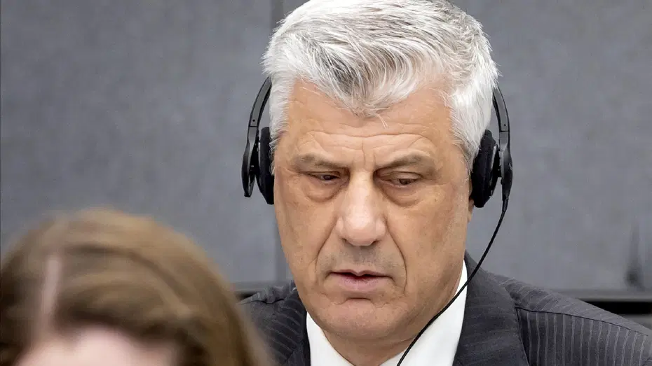 Eski Kosova Cumhurbaşkanı Thaçi’ye 25 yıl hapis cezası