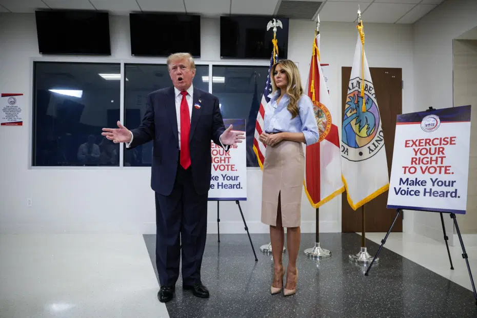 ABD Başkanı Trump, erken oy kullanma işlemlerinin başladığı Florida'da oyunu kullandı