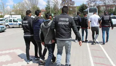 Aksaray'da uyuşturucu operasyonu: 154 şüpheliden 29'u tutuklandı
