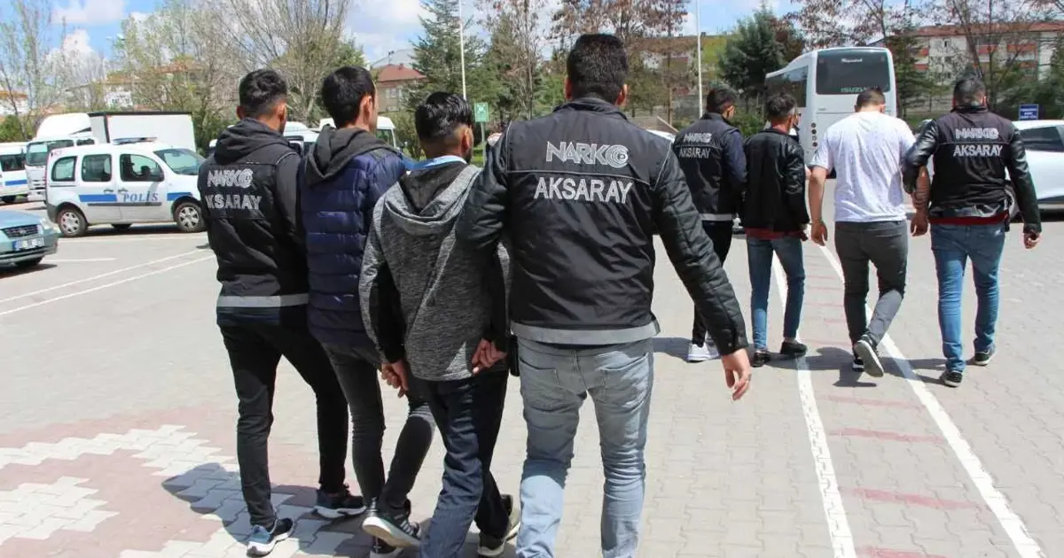 Aksaray'da uyuşturucu operasyonu: 154 şüpheliden 29'u tutuklandı