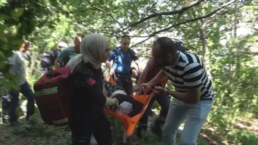 Görme engelli kadın alevlerin arasından kurtarıldı