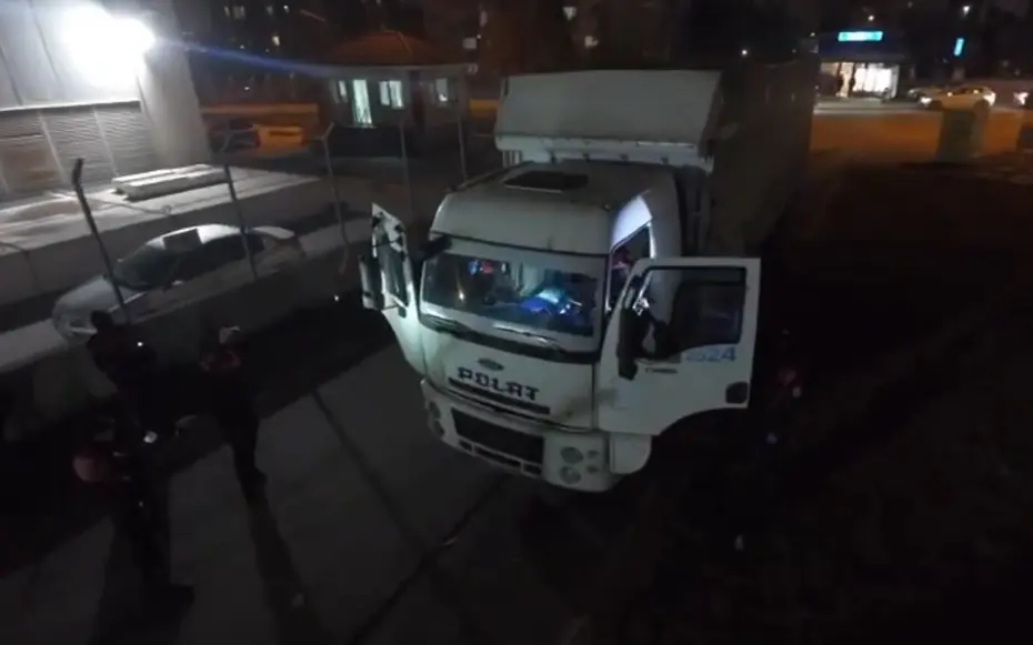 Başkentte tıra uyuşturucu operasyonu