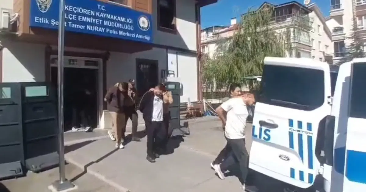 Ankara'da suç örgütlerine operasyon. 8 tutuklama