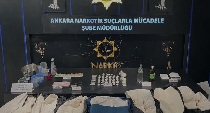 Ankara'da yapay zeka destekli uyuşturucu operasyonu. 3 gözaltı