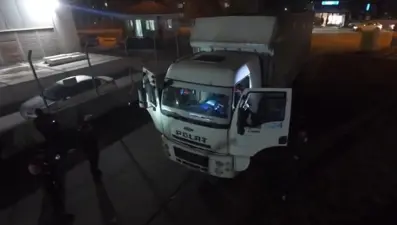 Başkentte tıra uyuşturucu operasyonu