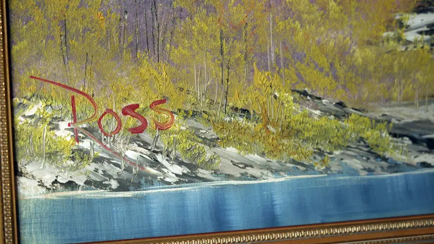 Bob Ross’un tabloları açık artırmada 600 bin dolara satıldı 
