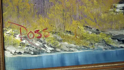 Bob Ross’un tabloları açık artırmada 600 bin dolara satıldı