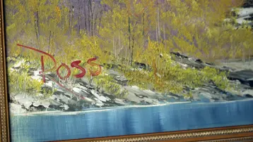 Bob Ross’un tabloları açık artırmada 600 bin dolara satıldı
