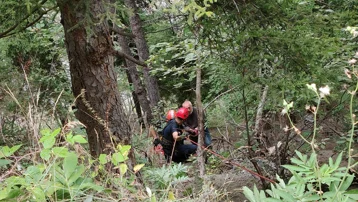 Artvin'de uçuruma düşen 2 kişi yaralı olarak kurtarıldı
