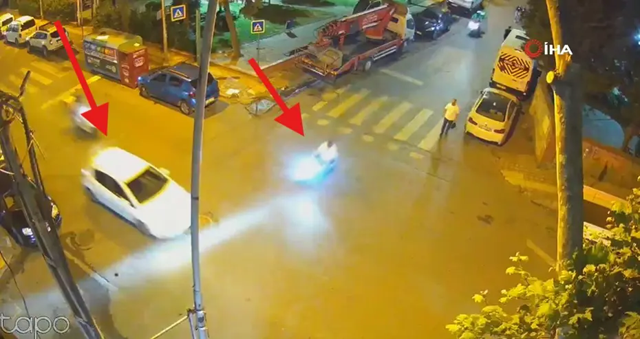 Bahçelievler’de ölümden kılpayı kurtuluş