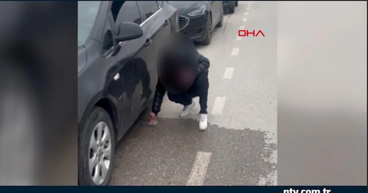 İnegöl’de sigara izmaritlerini yere atan sürücüye ceza