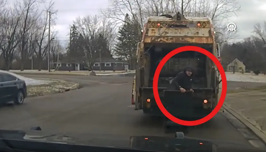 Polisten kaçan şüpheli çöp kutusundan çıktı