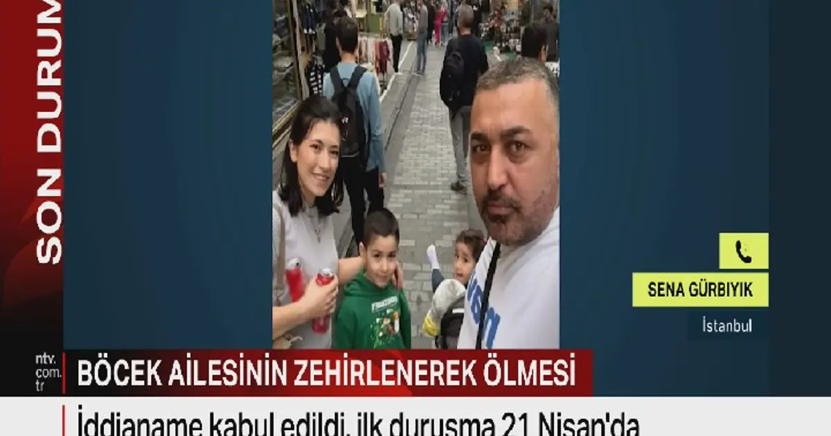 Böcek ailesinin ölümünde iddianame kabul edildi. İlk duruşma 21 Nisan'da