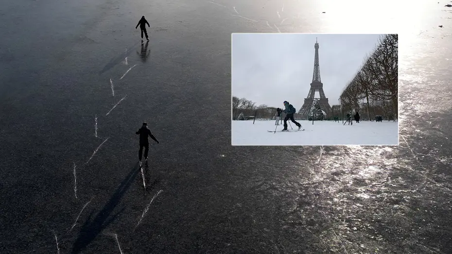 Avrupa'da kar hayatı dondurdu