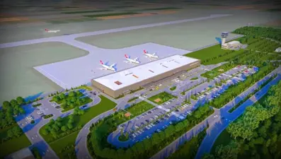 Bayburt-Gümüşhane Havalimanı’nda üstyapı çalışmaları devam ediyor 

