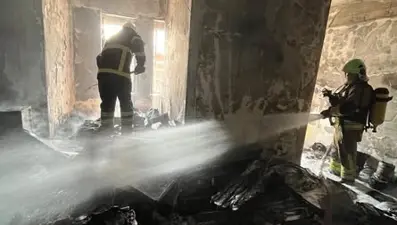 Hatay’da depo yangını