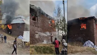 2 katlı evde yangın: Kullanılamaz hale geldi