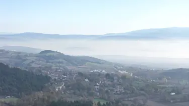 Bolu'da "sis denizi" manzarası