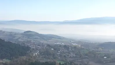 Bolu'da "sis denizi" manzarası