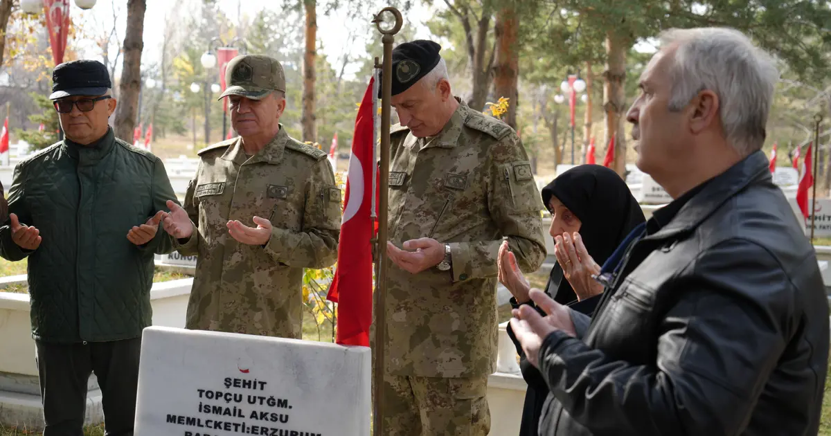 Şehidin silah arkadaşlarından 34 yıllık vefa