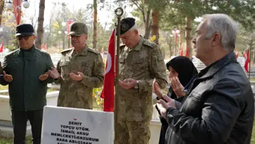 Şehidin silah arkadaşlarından 34 yıllık vefa