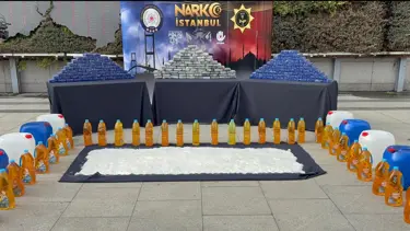 İstanbul'da yapılan narkotik operasyonunda 494 kilogram uyuşturucu madde ele geçirildi