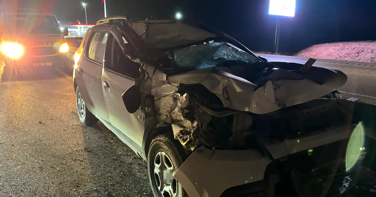 Çorum’da 5 araçlı zincirleme kaza: 3 yaralı