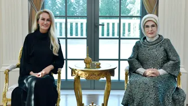 Emine Erdoğan, Nilden Bektaş Erhürman ile bir araya geldi
