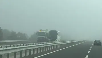 Kütahya'da yoğun sis: Trafik ekipleri sürücüleri uyardı